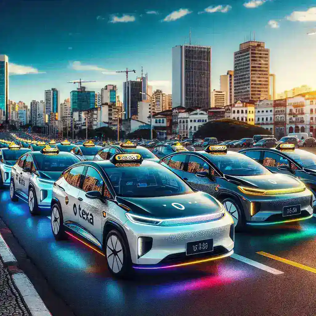 Nova frota de táxis elétricos é lançada em Belo Horizonte