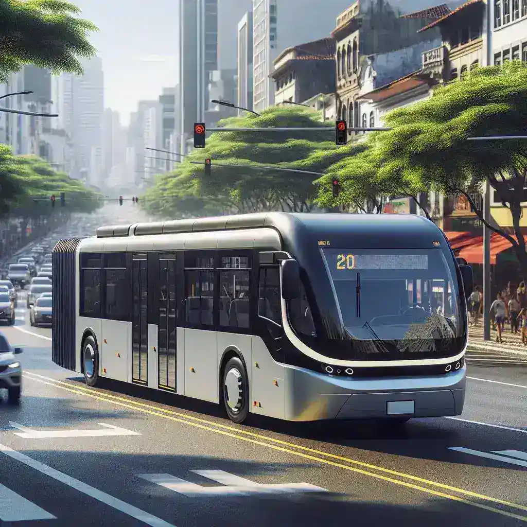 Montadora brasileira lança ônibus elétrico para transporte urbano
